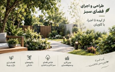 طراحی و اجرای فضای سبز اختصاصی در نور